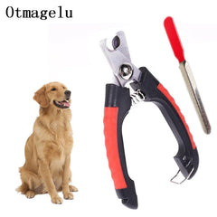 Stainless Steel Pet Nail Clipper with Nail File – Professional Grooming Tool