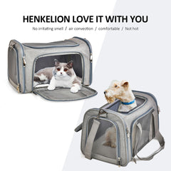 Soft-Sided Pet Carrier – Airline Approved Travel Bag for Small Dogs & Cats
