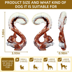 Tough Nylon Dog Chew Toy – Long-Lasting Beef Flavor for Aggressive Chewers