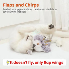 Flapping Bird Cat Toy – Catnip Kicker Toy for All Breeds