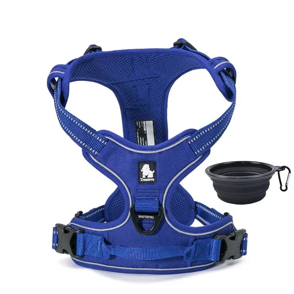 Truelove Dog Harness Small Large Durable Reflective Pet Harness Dog Running Safety Lift Pulling Walking Harness For Dog Travel