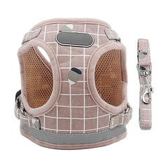 Cats Chest Harness Soft Adjustable No Pull Cat Harness Breathable Weather Mesh Comfortable Pet Accessories For Cats & Small Dogs