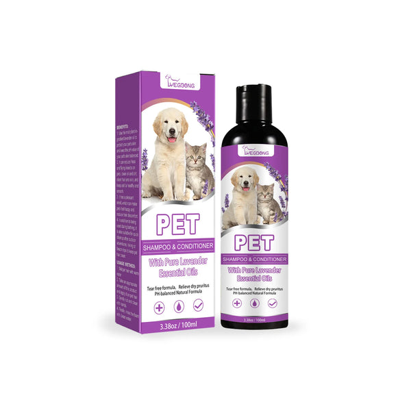 Anti-Flea & Sensitive Skin Dog Shampoo – PH Balanced, Moisturizing & Itch Relief