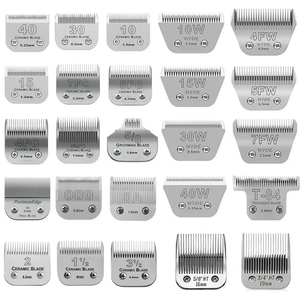 Professional Detachable Ceramic Clipper Blade – Compatible with Andis, Oster A5 &amp; Wahl KM Series