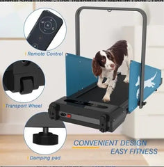 Dogs Treadmill Pet Dog Running Machine for Small and Medium Dogs Folding Dog Pacer Treadmill for Indoor Outdoor