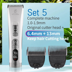 Fenice Cordless Pet Hair Clipper – Rechargeable Dog & Cat Grooming Trimmer Set