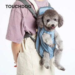 Backpack Dog Carrier Touchdog Fashion Designer 'Wiggle-Sack' Front