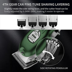 Professional All-Metal Pet Hair Clipper – Rechargeable Low-Noise Grooming Trimmer