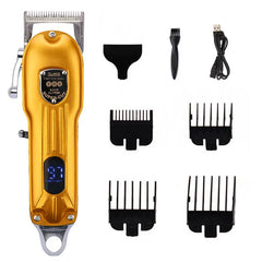 Professional All-Metal Pet Hair Clipper – Rechargeable Low-Noise Grooming Trimmer