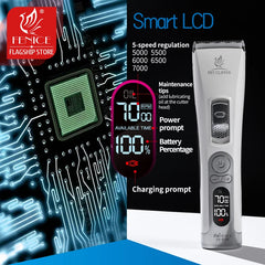 Fenice Cordless Pet Hair Clipper – Rechargeable Dog & Cat Grooming Trimmer Set