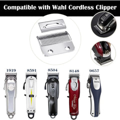 Professional 2-Hole Replacement Clipper Blades – Compatible with WAHL Cordless Clippers