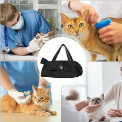 Pet Bags For Travel Multipurpose Ergonomic Pet Carrying Bag Portable Pet Carrier With Carrying Strap Nylon Cat Carrier For