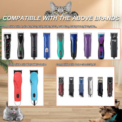 Professional Detachable Ceramic Clipper Blade – Compatible with Andis, Oster A5 &amp; Wahl KM Series