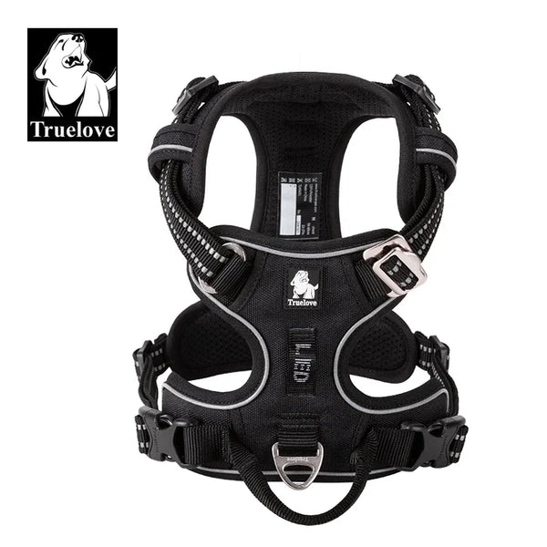 Truelove Reflective No-Pull Dog Harness – Adjustable Safety Vest for Medium & Large Dog