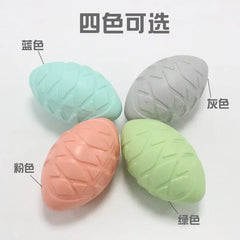 Rubber Football Dog Ball Toy – Non-Toxic Chew & Training Toy for Small, Medium & Large Dogs