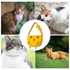 Giraffe Print Pet Carrier Tote Bag – Plush Sponge Travel Bag for Small Dogs & Cats