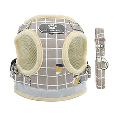 Cats Chest Harness Soft Adjustable No Pull Cat Harness Breathable Weather Mesh Comfortable Pet Accessories For Cats & Small Dogs