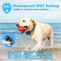No Shock Dog Training Collar with Remote – 3300Ft Range & Waterproof Design