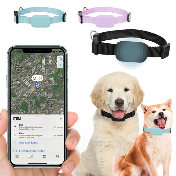 Adjustable Battery Operated Mini GPS Tracker Collar for Dogs and Cats Real Time Location Tracking Device for Pets