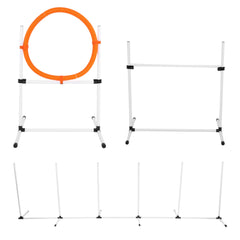 Adjustable Dog Agility Jump Set