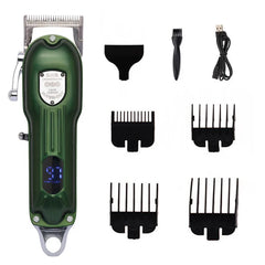 Professional All-Metal Pet Hair Clipper – Rechargeable Low-Noise Grooming Trimmer