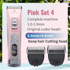Fenice Cordless Pet Hair Clipper – Rechargeable Dog & Cat Grooming Trimmer Set