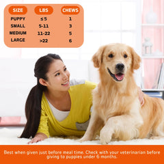 TenderTouch Calming Chews for Dogs – 120 Soft Chews (180g / 6.35oz)