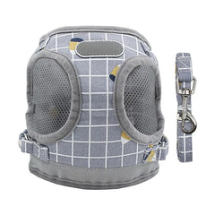 Cats Chest Harness Soft Adjustable No Pull Cat Harness Breathable Weather Mesh Comfortable Pet Accessories For Cats & Small Dogs