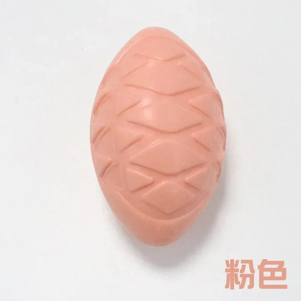 Rubber Football Dog Ball Toy – Non-Toxic Chew & Training Toy for Small, Medium & Large Dogs