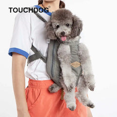Backpack Dog Carrier Touchdog Fashion Designer 'Wiggle-Sack' Front