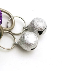 2PCS   Cat Collar Adjustable with Bell Breakaway Adjustable Kitten Cat Sequin Collar Neck Strap Cat Pet Supplies Puppy Accessori