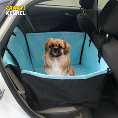 CAWAYI KENNEL Pet Car Seat Cover – Rear Back Seat Hammock Protector for Dogs & Cat