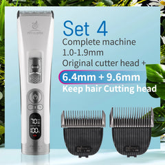 Fenice Cordless Pet Hair Clipper – Rechargeable Dog & Cat Grooming Trimmer Set