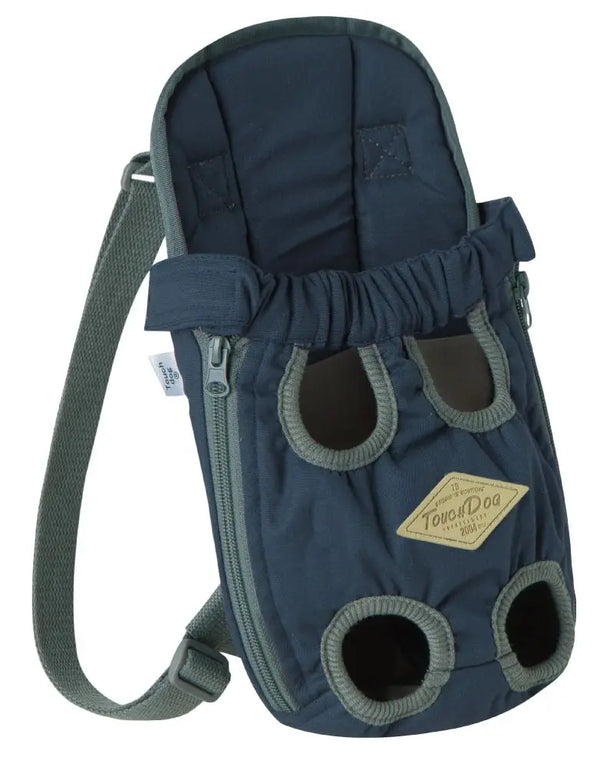 Backpack Dog Carrier Touchdog Fashion Designer 'Wiggle-Sack' Front