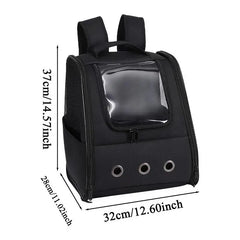Portable Pet Backpack Carrier – Breathable Travel Bag for Cats & Small Dogs