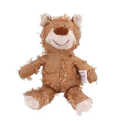 Plush Teddy Bear Dog Toy – Squeaky, Chew-Resistant & Teeth Cleaning Toy