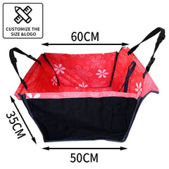 CAWAYI KENNEL Pet Car Seat Cover – Rear Back Seat Hammock Protector for Dogs & Cat