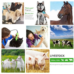 Professional Detachable Ceramic Clipper Blade – Compatible with Andis, Oster A5 &amp; Wahl KM Series