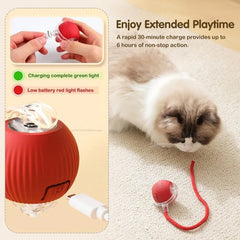 Electric Cat Ball – Interactive Rolling Toy