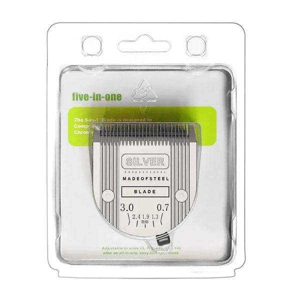 5-in-1 Detachable Replacement Blade – Compatible with Wahl Animal Clippers (Arcos, Bravura, Chromado, Creativa, Figura, Motion)