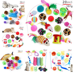 Play Set with Mouse Toys & Simulation Fish