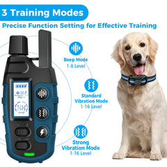 No Shock Dog Training Collar with Remote – 3300Ft Range & Waterproof Design