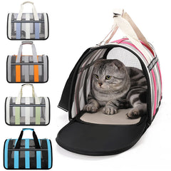 Portable Foldable Pet Carrying Bag – Breathable Handbag for Cats & Small Dogs